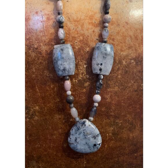 Jay King Sterling Silver and Dendritic Agate Necklace - Picture 3 of 7